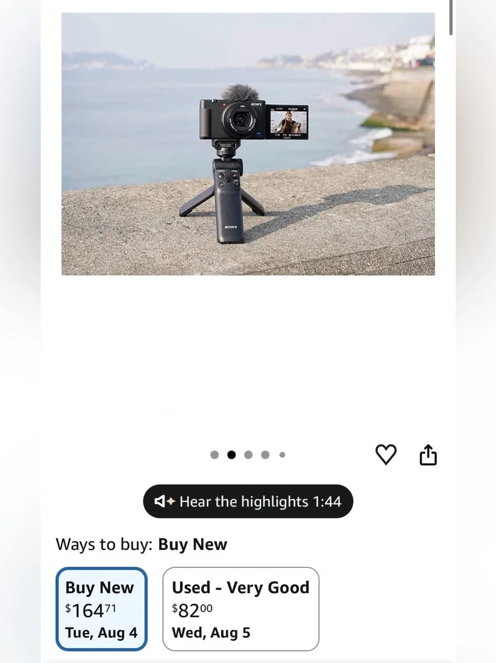 SONY BLUETOOTH WIRELESS TRIPOD